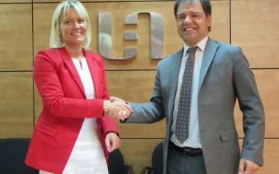 Acord entre Banc Santander i la UEA per impulsar l’economia de l’Anoia